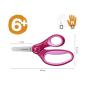 Preview: Fiskars Glitter Kinderschere 13cm pink 6+